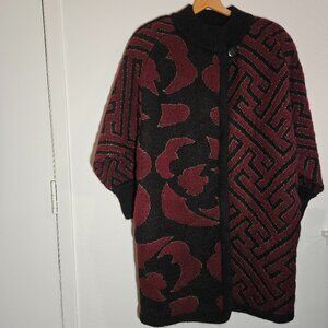 Vintage Wool/Mohair Italian Designer Sweater Coat by Pierre Andre.